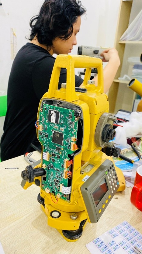 Cách khắc phục nhanh các lỗi máy toàn đạc Topcon