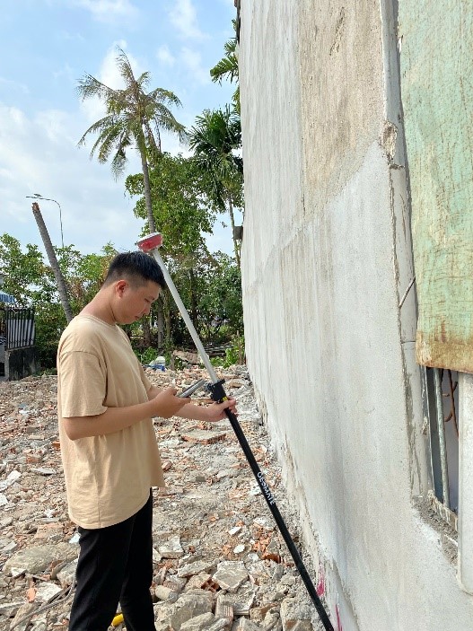 Tiến hành đo điểm với RTK CORS tư nhân